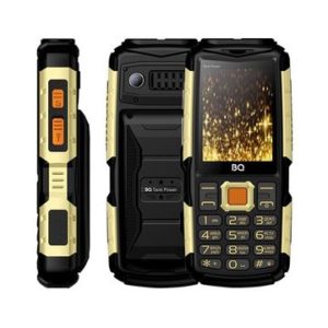 Мобильный телефон BQ BQM-2430 Tank Power (Black+Gold) 1