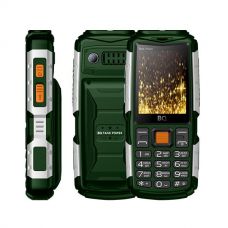 Мобильный телефон BQ BQM-2430 Tank Power (Green+Silver) 1