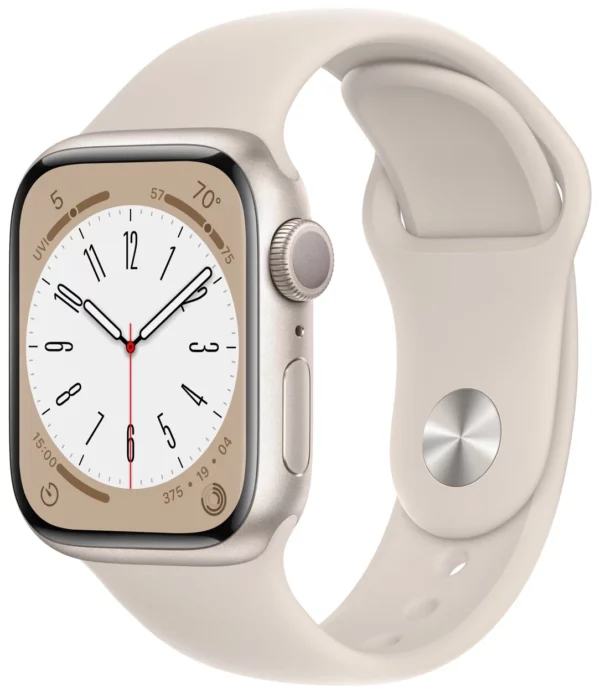 Apple Watch Series 8 45 мм Aluminium Case Starlight / Starlight Sport Band 1