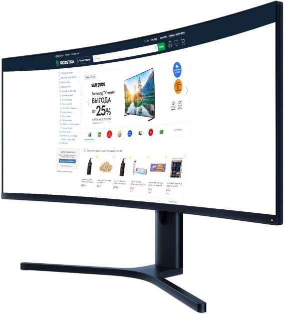Монитор 34" Xiaomi Mi Curved Gaming Monitor (XMMNTWQ34) 2 Монитор 34" Xiaomi Mi Curved Gaming Monitor