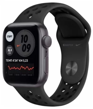Умные часы Apple Watch Series SE Gen 2 44 мм Aluminium Case, midnight/black Nike Sport Band 1