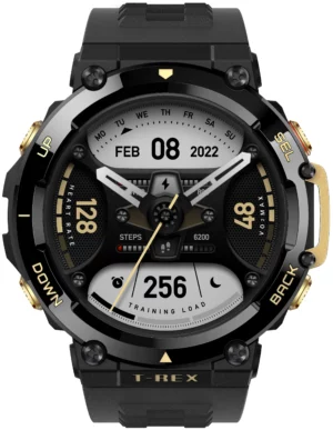 Умные часы Amazfit T-Rex 2, черный/золотой 1 Умные часы Amazfit T-Rex 2, черный/золотой 1