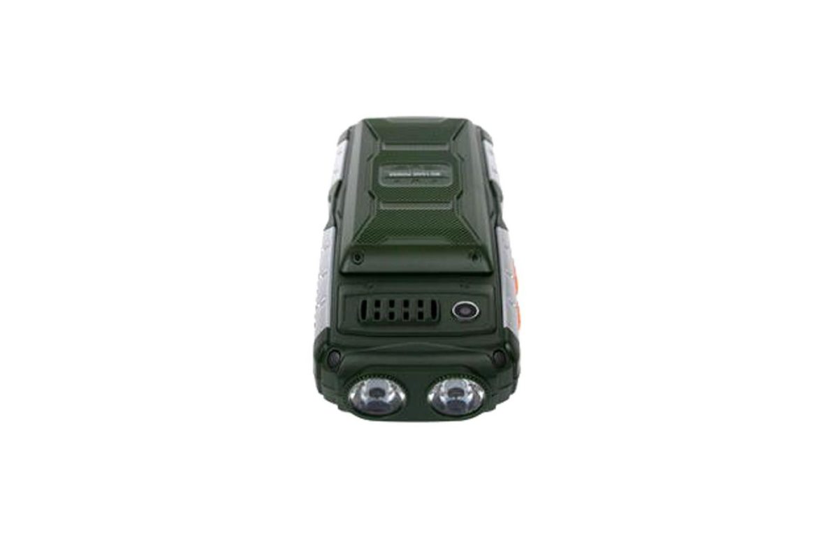 Мобильный телефон BQ BQM-2430 Tank Power (Green+Silver)