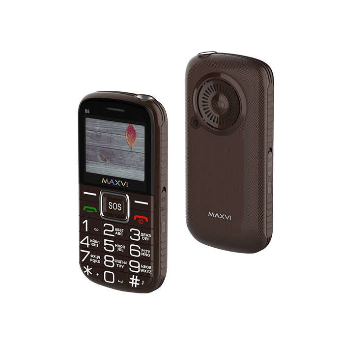 Мобильный телефон MAXVI B5 (Brown)