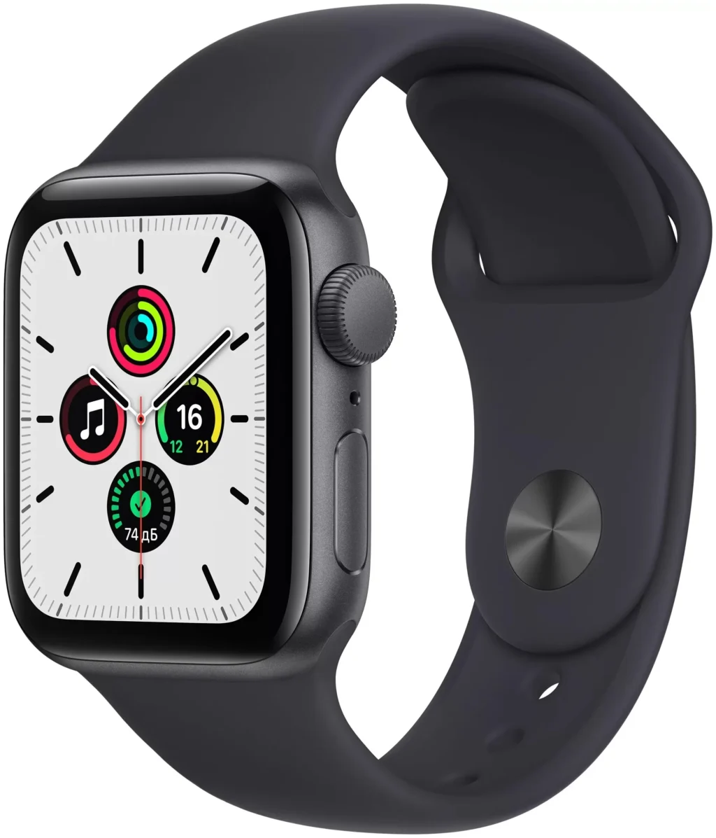 Умные часы Apple Watch SE 40 мм Aluminium Case, серый космос/тёмная ночь 1 Умные часы Apple Watch SE 40 мм Aluminium Case, серый космос/тёмная ночь 1