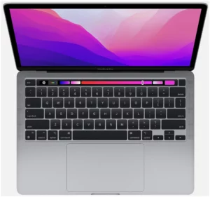 Ноутбук  Apple MacBook Pro A2338, 13.3", IPS, Apple M2 8 core 8ГБ, 512ГБ SSD 1