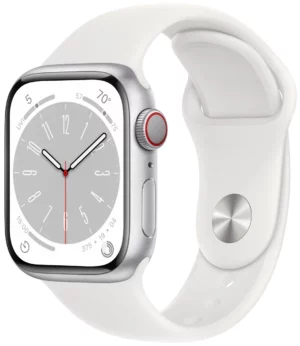 Умные часы Apple Watch Series 8 41 мм Aluminium Case Cellular, silver/white 1