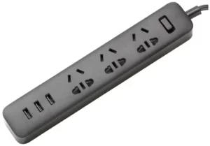 Xiaomi Power Strip 3 розетки black+ 3USB ORIG 1