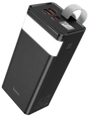 Портативный аккумулятор Hoco J86A Powermaster 40000 mAh, черный, коробка 1