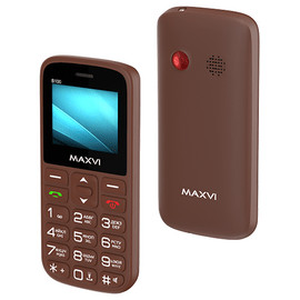 Мобильный телефон Maxvi B100 Brown 1