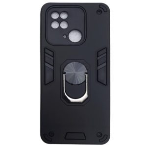 Пластиковая накладка под магнит с кольцом-держателем для Xiaomi Redmi 9C/10A черный 1