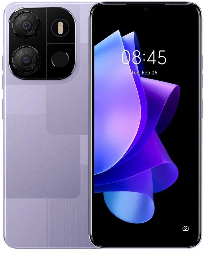 Смартфон TECNO POP 7 2/64 ГБ, 2 nano SIM, фиолетовый 1 Смартфон TECNO POP 7 2/64 ГБ, 2 nano SIM, фиолетовый 1