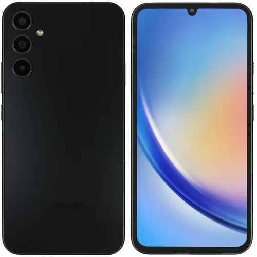 Смартфон Samsung Galaxy A34 5G 8/128 ГБ, Dual nano SIM, графит 1 Смартфон Samsung Galaxy A34 5G 8/128 ГБ, Dual nano SIM, графит 1