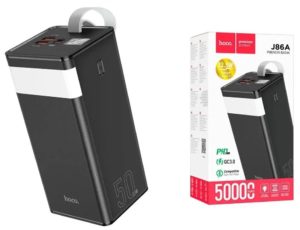 Дополнительный аккумулятор Power Bank Hoco J86A 50000 (mAh) черный 1