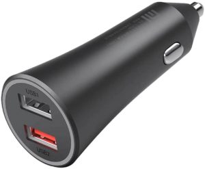 Автомобильное зарядное устройство Xiaomi Mi 37W Dual-Port Car Charger, 37 Вт, black 1