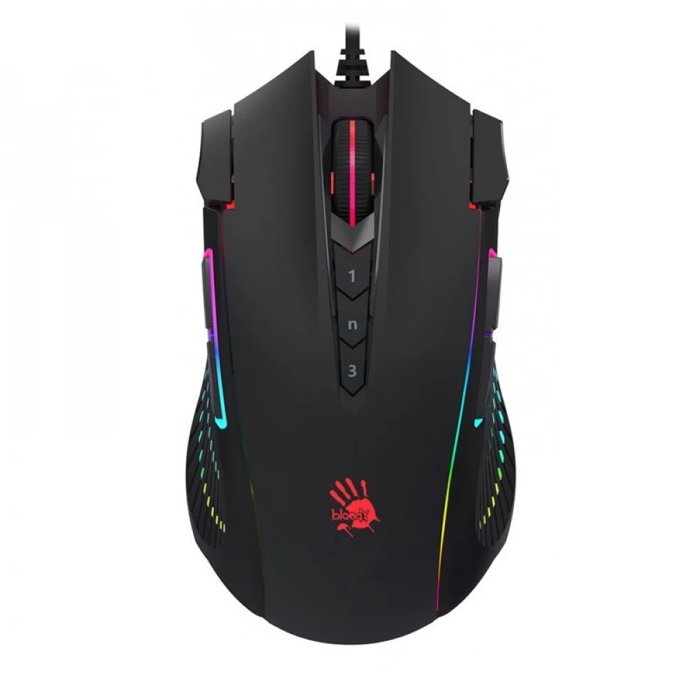 Игровая мышь Bloody J90S, черный 1 Игровая мышь Bloody J90S, черный 1