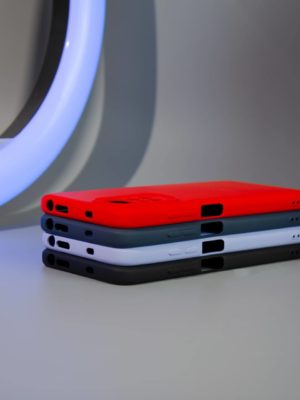 Силиконовая накладка без логотипа Silky soft-touch для Tecno Camon 19pro розовый 1