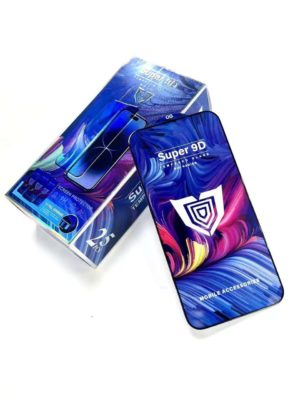 Стекло Super 9D glass for Redmi Note 9 black 1