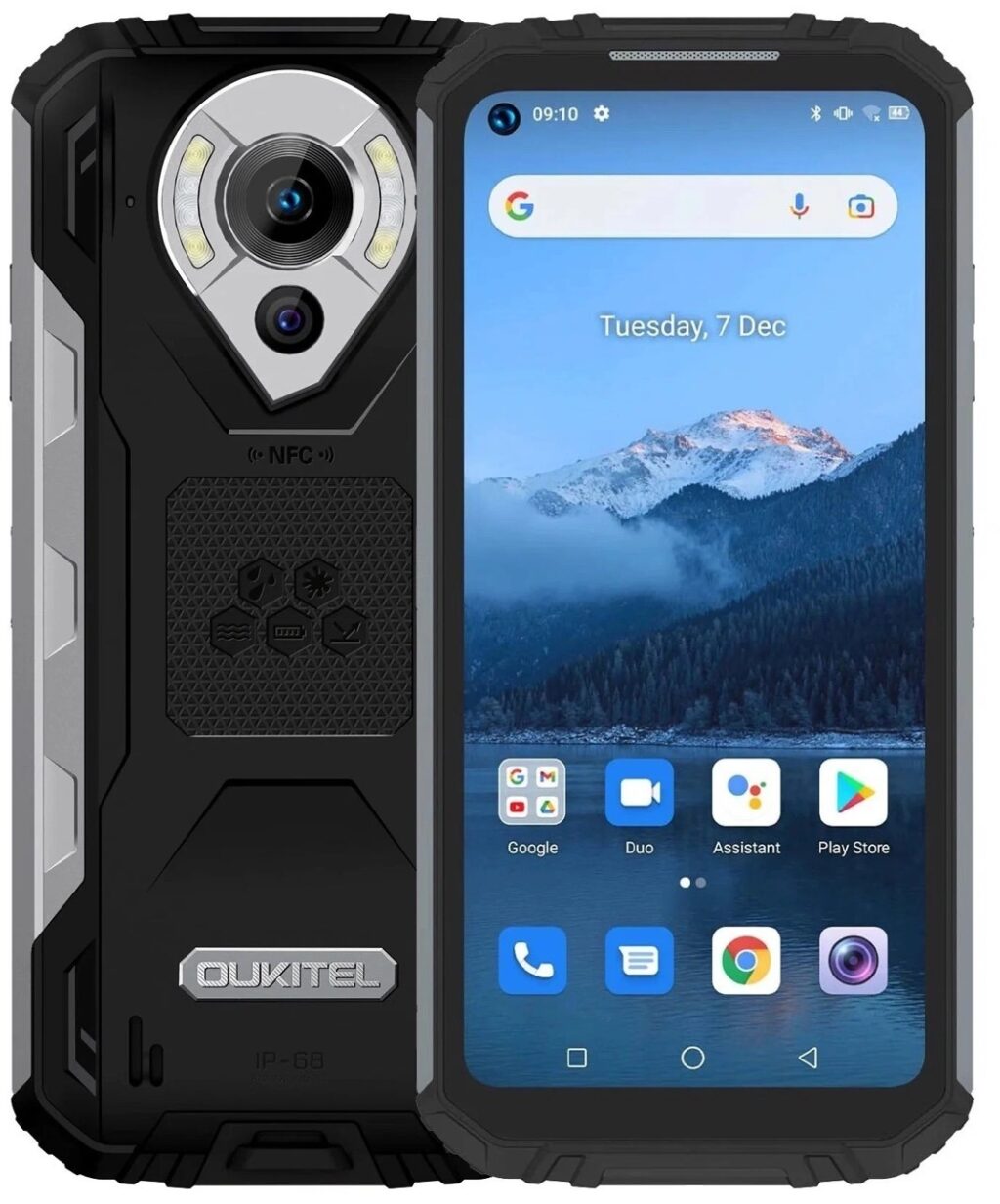 Смартфон OUKITEL WP16 8/128 ГБ, Dual nano SIM, черный/серый 1 Смартфон OUKITEL WP16 8/128 ГБ, Dual nano SIM, черный/серый 1