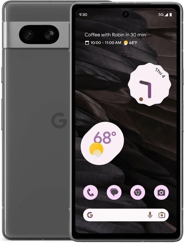 Смартфон Google Pixel 7A 8/128 ГБ JP, Dual: nano SIM + eSIM, charcoal 1 Смартфон Google Pixel 7A 8/128 ГБ JP, Dual: nano SIM + eSIM, charcoal 1