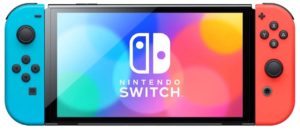 Игровая приставка Nintendo Switch OLED 64 ГБ, неоновый синий/неоновый красный 1