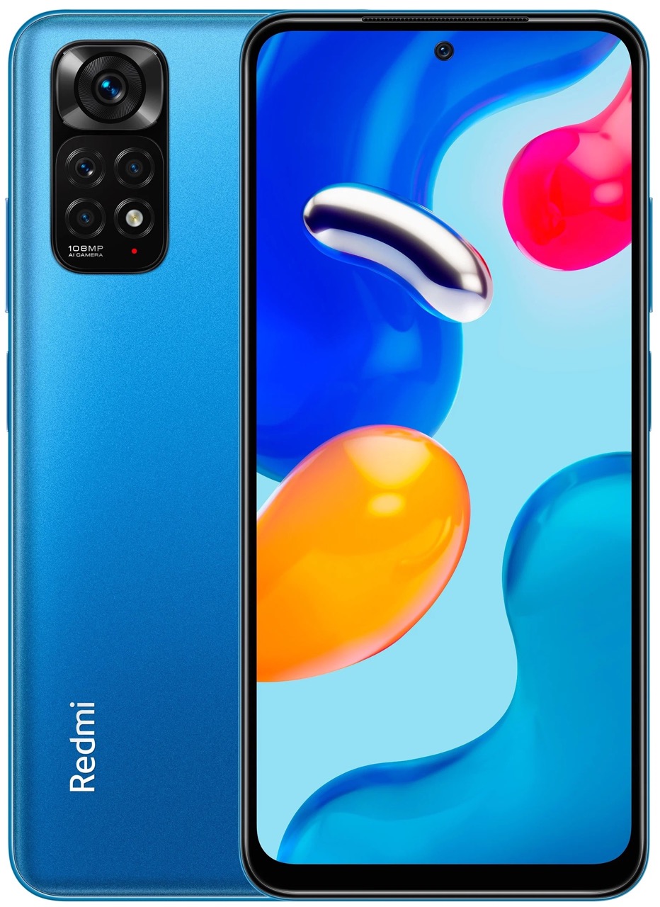 Смартфон Xiaomi Redmi Note 11S 6/64 ГБ RU, Dual nano SIM, синие сумерки 1 Смартфон Xiaomi Redmi Note 11S 6/64 ГБ RU, Dual nano SIM, синие сумерки 1