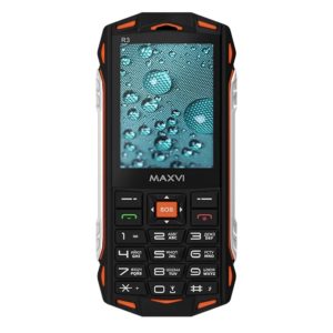 Телефон MAXVI R3, 2 SIM, оранжевый 1