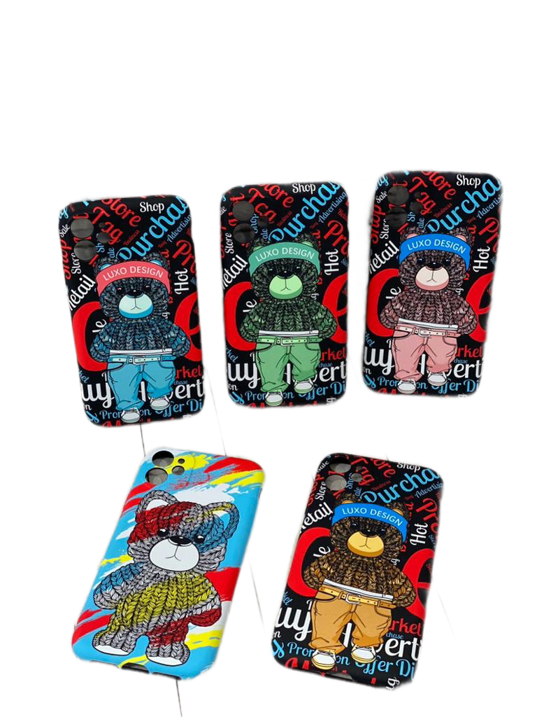 Силиконовая накладка LUXO для Apple iPhone 13 Pro Max Color Bear 1 Силиконовая накладка LUXO для Apple iPhone 13 Pro Max Color Bear 1