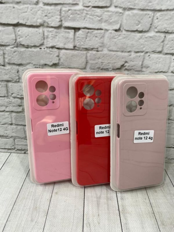 Силиконовый чехол для XIAOMI Redmi Note 12 4G (6.67") розовый песок 1