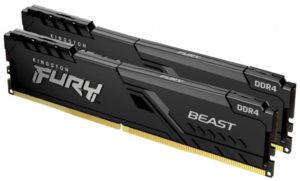 Оперативная память Kingston FURY Beast 16 ГБ (8 ГБ x 2 шт.) DDR4 3200 МГц DIMM CL16 KF432C16BBK2/16 1