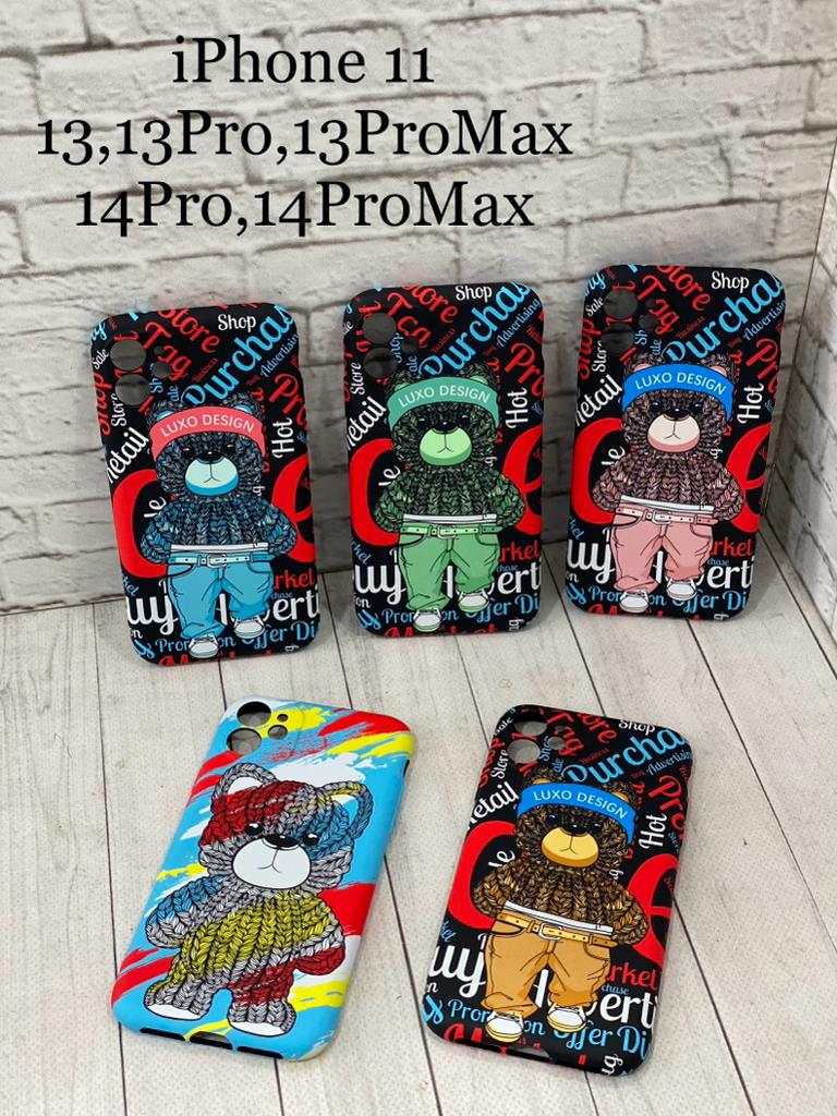 Силиконовая накладка LUXO для Apple iPhone 11 Light Blue Bear 1 Силиконовая накладка LUXO для Apple iPhone 11 Light Blue Bear 1