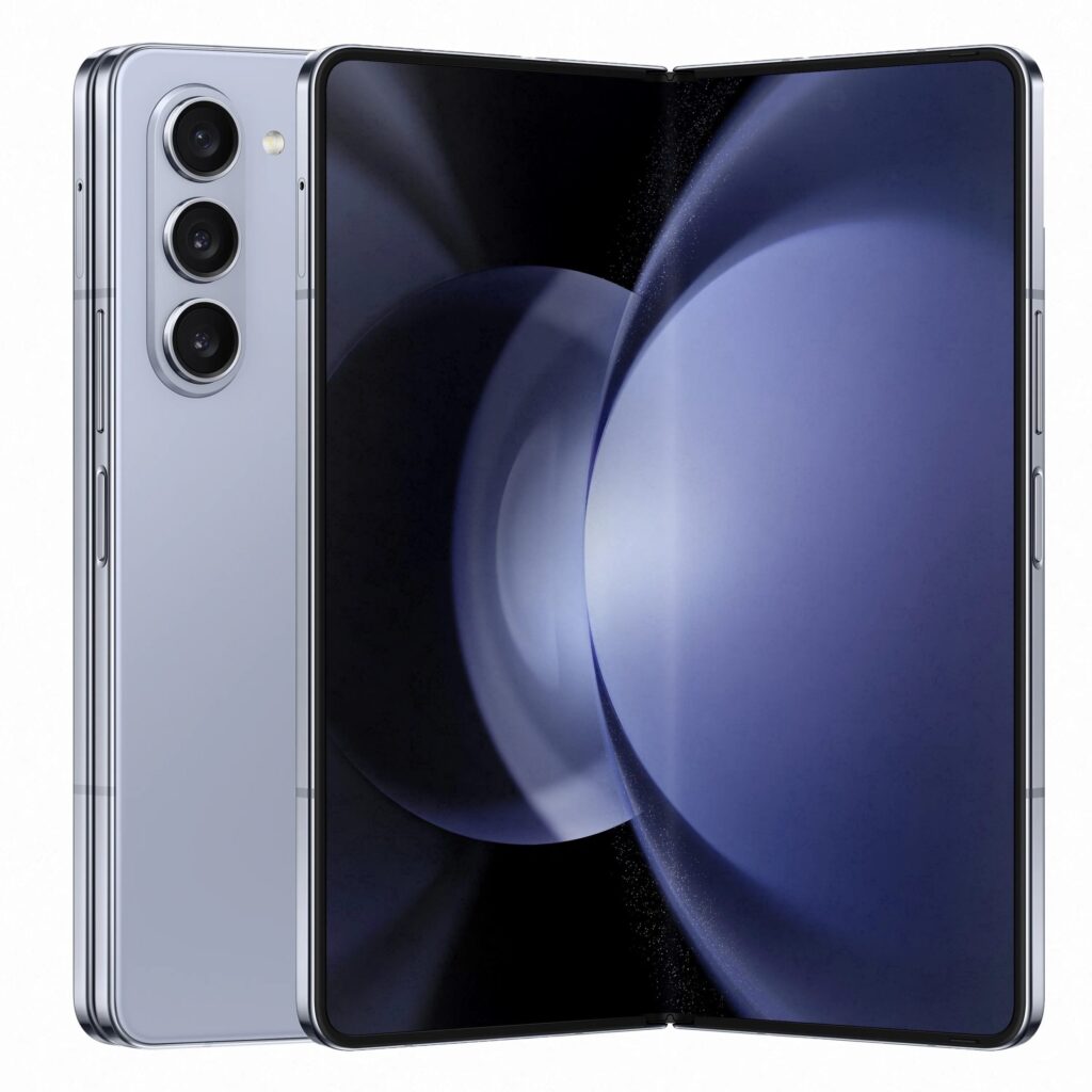 Смартфон Samsung Galaxy Z Fold5 12/256 ГБ, Dual: nano SIM + eSIM, голубой 1 Смартфон Samsung Galaxy Z Fold5 12/256 ГБ, Dual: nano SIM + eSIM, голубой 1