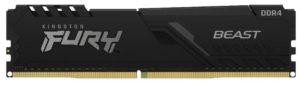 Оперативная память RAM 8GB DDR4-3200 PC4-25600 Kingston Fury Beast RGB CL16, 1.35V KF432C16BBA/8 1