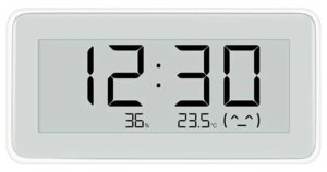 Метеостанция часы Xiaomi Mijia Temperature And Humidity Electronic Watch Pro LYWSD02MMC (белый), шт 1