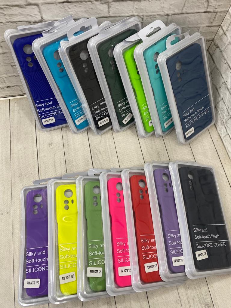 Силиконовая накладка без логотипа Silky soft-touch для Xiaomi Redmi Note 12S Черный 1 Силиконовая накладка без логотипа Silky soft-touch для Xiaomi Redmi Note 12S Черный 1