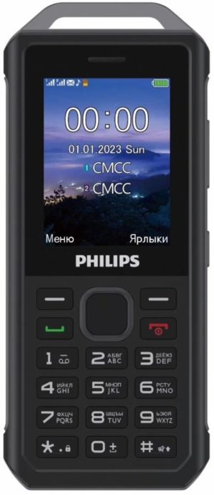 Мобильный телефон Philips Xenium E2317, 2 SIM, черный/серый 1 Мобильный телефон Philips Xenium E2317, 2 SIM, черный/серый 1