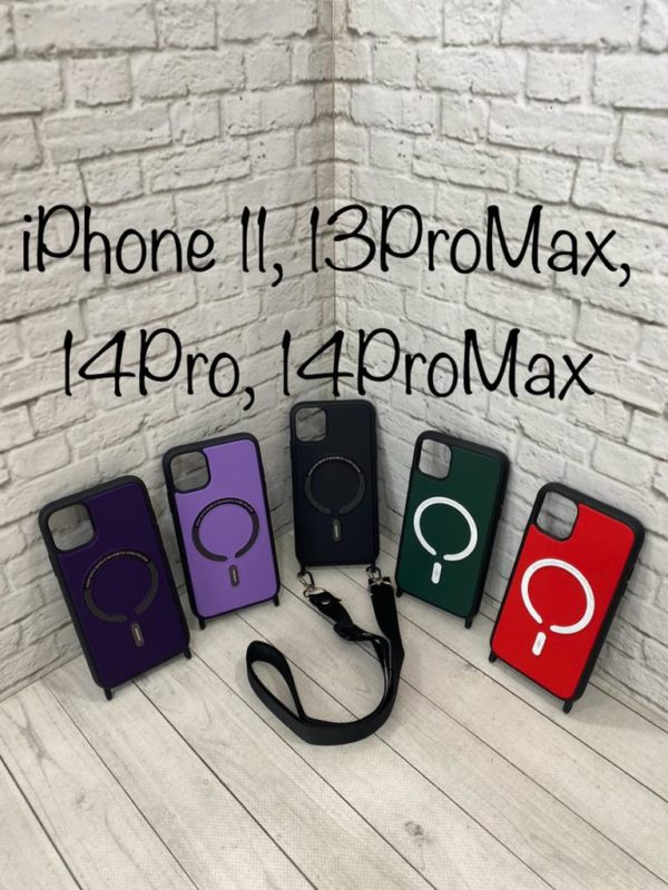 Чехол на iPhone 14 Pro Max Матовый  Kruche Reliable MagSafe черный 1