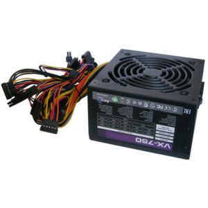 Блок питания Aerocool VX PLUS 750 ,750W, ATX v2.3, A.PFC, fan 12cm, 2x PCI-E [6+2-Pin], 6x SATA, 3x 1