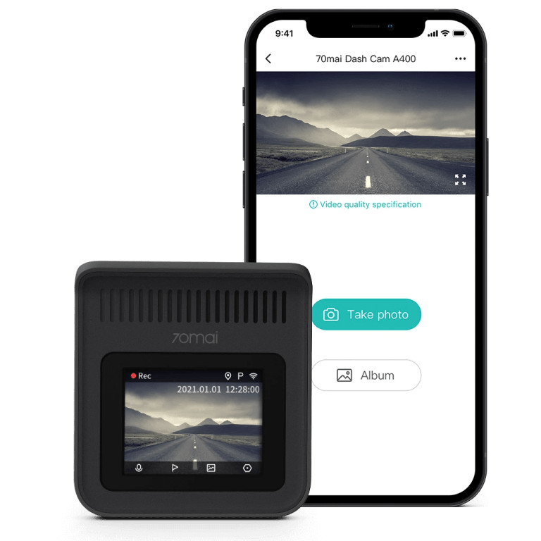 Видеорегистратор Xiaomi 70mai Dash Cam A400 Dark Gray EU 5 Фото 5 70mai A400