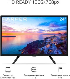 Телевизор HARPER 24R490TS 1 Телевизор HARPER 24R490TS 1
