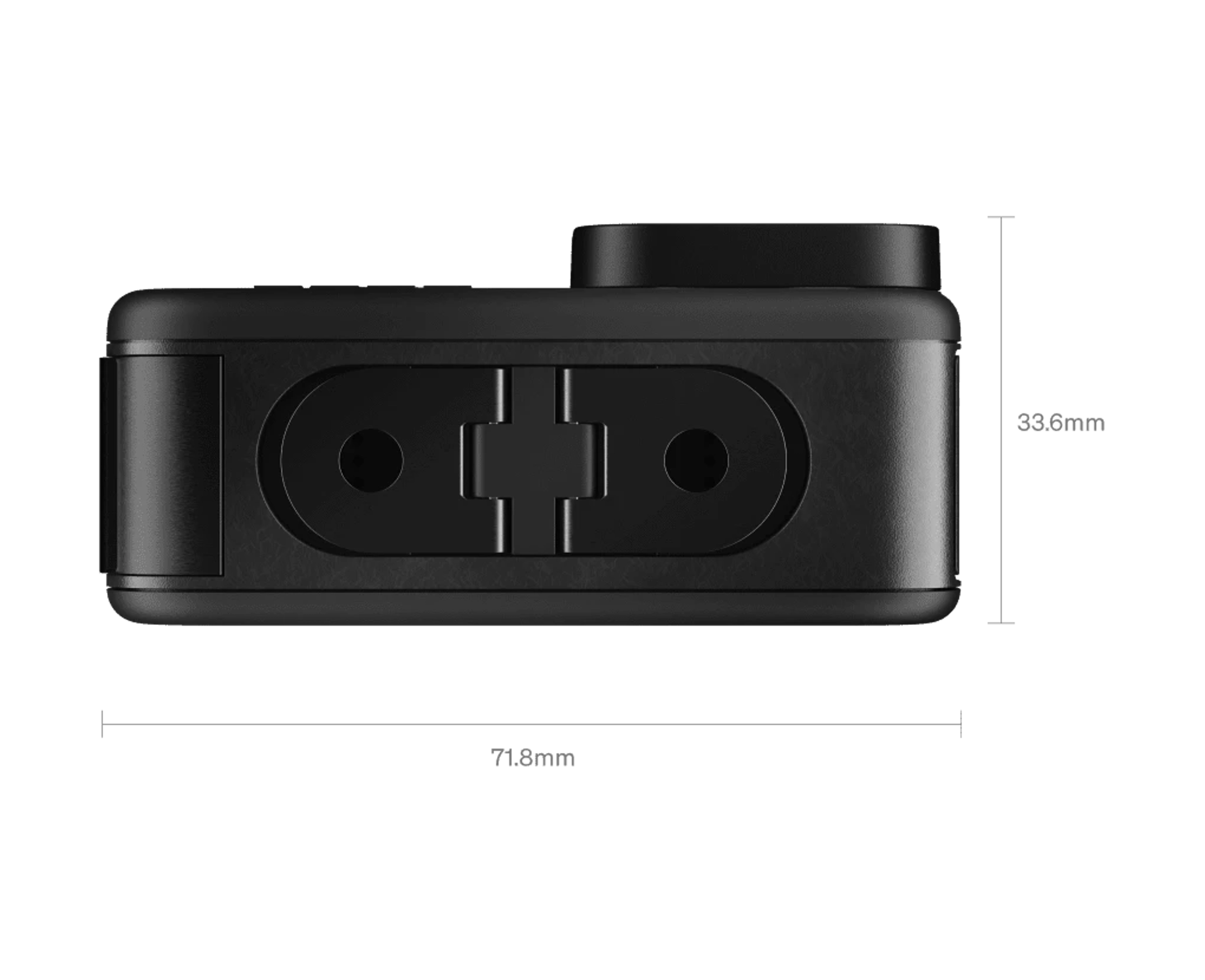 Экшн-камера GoPro HERO10 (CHDHX-101-RW), 23 МП, 5120x2880, 1720 мА·ч, black 27 HERO10, вид снизу