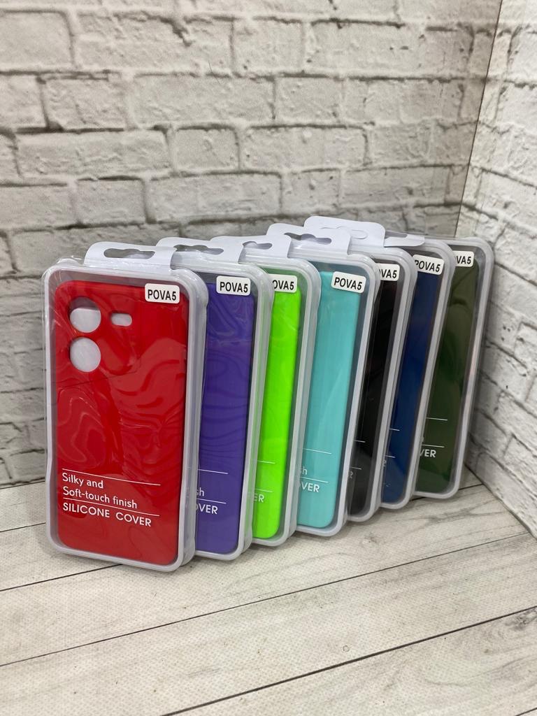 Силиконовая накладка без логотипа Silky soft-touch для Tecno POVA NEO 3 фиолетовый 1 Силиконовая накладка без логотипа Silky soft-touch для Tecno POVA NEO 3 фиолетовый 1