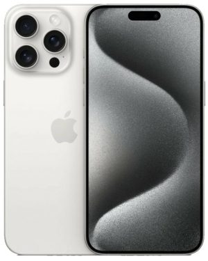 Apple iPhone 15 Pro Max 256 ГБ, Dual: nano SIM + eSIM, белый титан 1