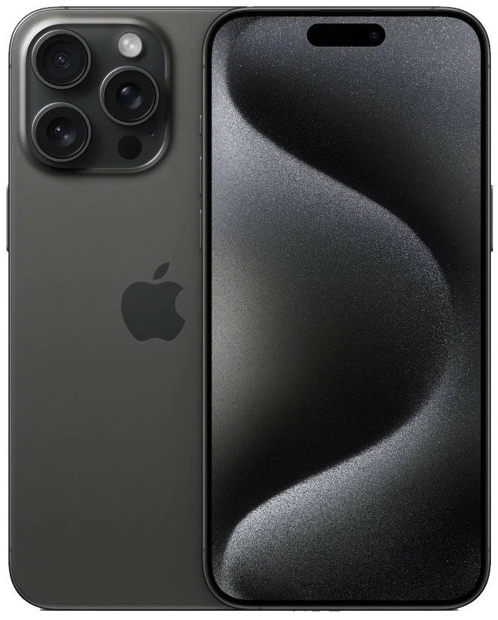 Apple iPhone 15 Pro 256 ГБ, Dual: nano SIM + eSIM, черный титан 1 Apple iPhone 15 Pro 256 ГБ, Dual: nano SIM + eSIM, черный титан 1