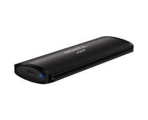 SSD 256GB A-DATA SE760, External, USB 3.2 Type-C, [R/W -1000/- MB/s] 3D-NAND, серебристый (ASE760-25