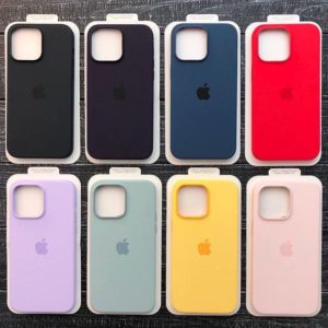 Накладка Silicone case 1:1 для iPhone 15 Black 1