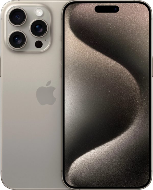 Apple iPhone 15 Pro Max 256 ГБ MU2Q3ZA/A, натуральный титан 1