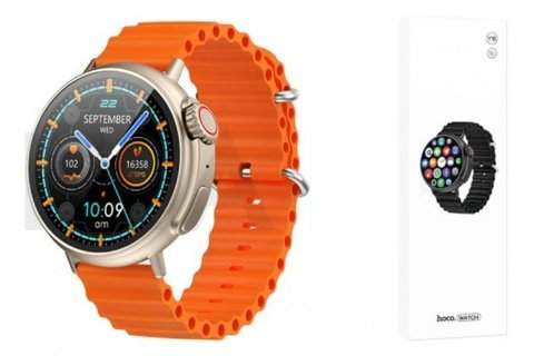 Смарт Часы (электронные) HOCO Smart Watch Y18 Smart sports watch(call version) gold 1 Смарт Часы (электронные) HOCO Smart Watch Y18 Smart sports watch(call version) gold 1