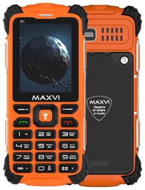 Мобильный телефон MAXVI R1, 2 SIM, оранжевый 1
