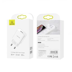 СЗУ USAMS US-CC075 T18 2.1А USB white 1